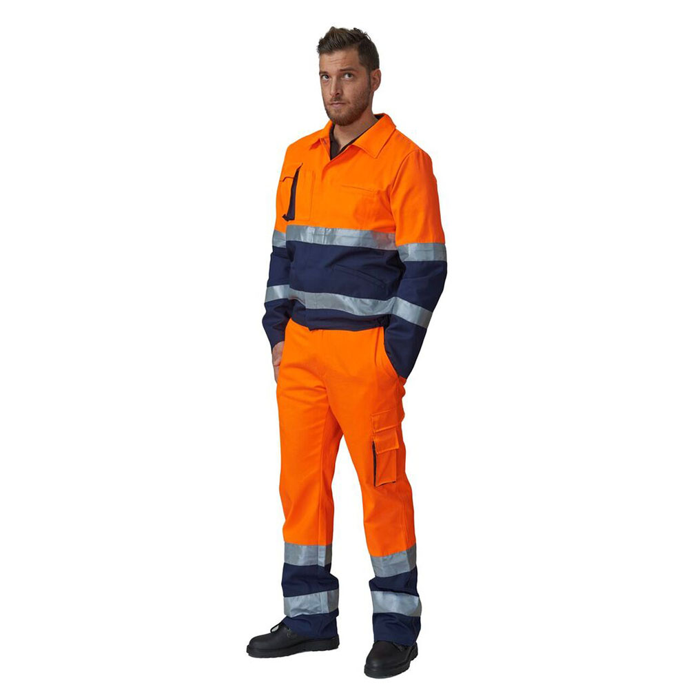 Blue high sales vis jacket