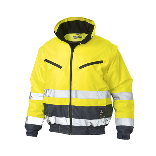 Siggi technical jacket with First Aid reflex bands