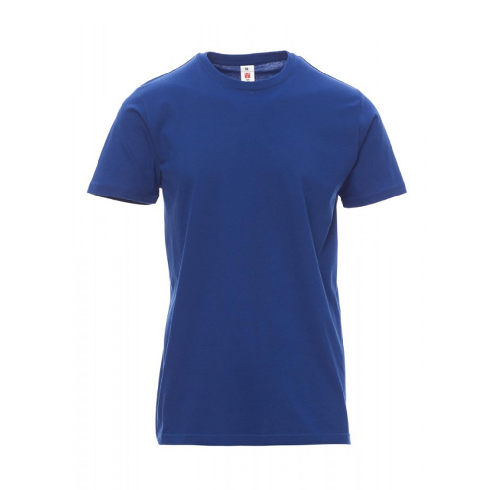 WORK T SHIRT PRINT PAYPER SHORT SLEEVE NAVY BLU E