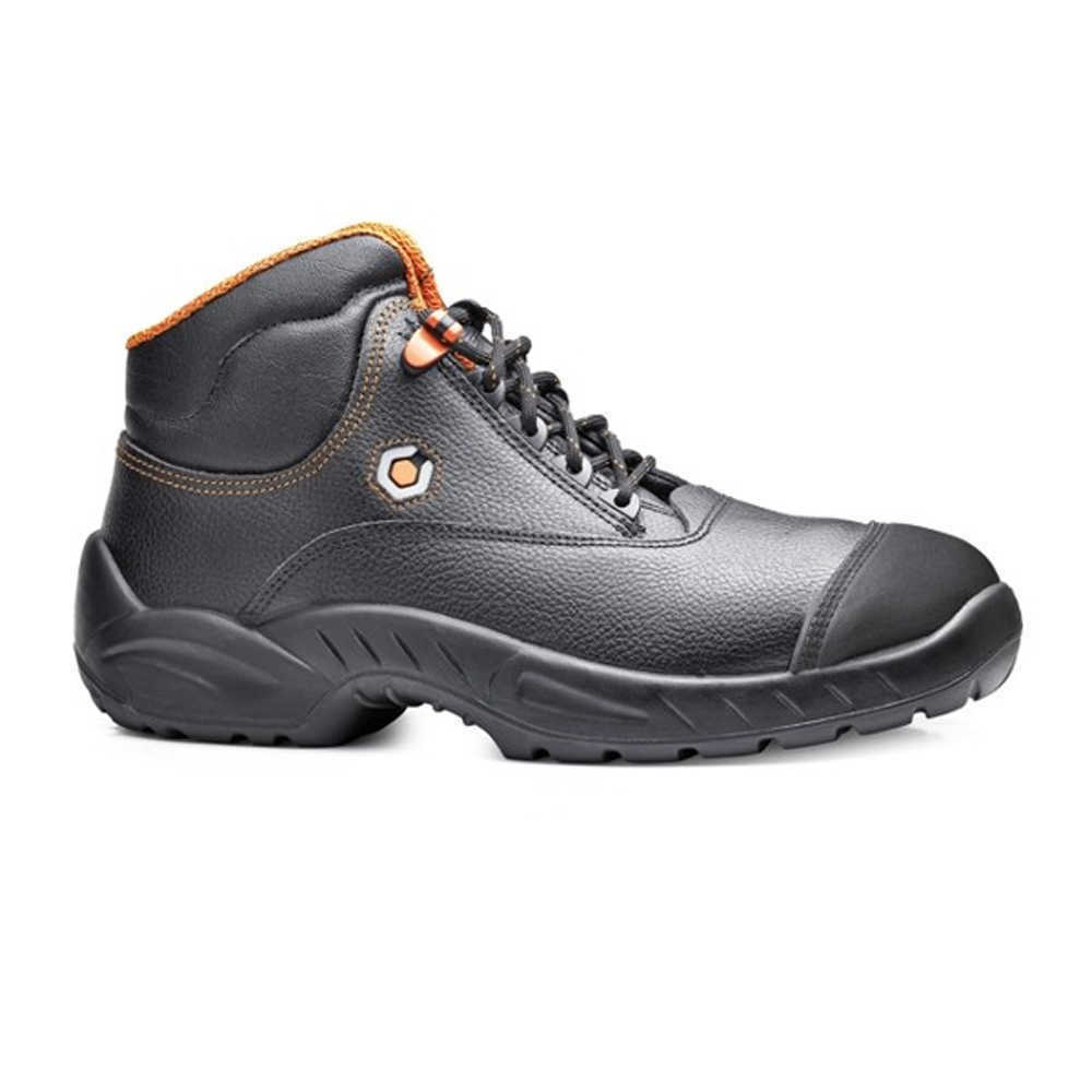 Construction safety shoes - B0155 GARIBALDI - BASE PROTECTION - mechanical  protection / leather / S1P